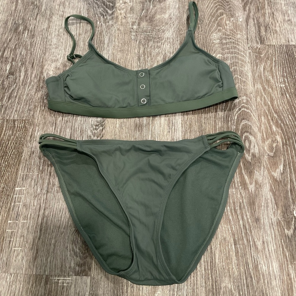 Green Target Bikini